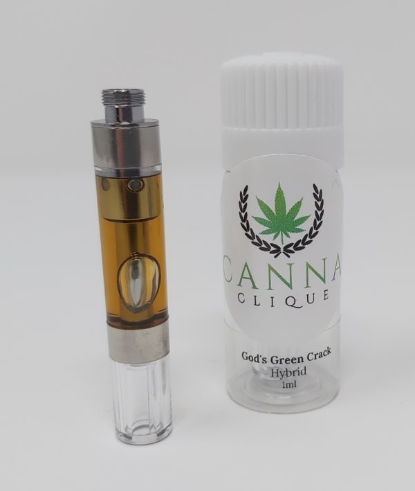 Canna Clique’s Organic THC Distillate Cartridges 1G