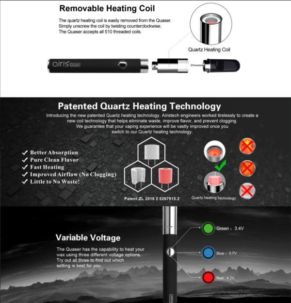 Airistech Airis Quaser Concentrate Vape Pen Kit