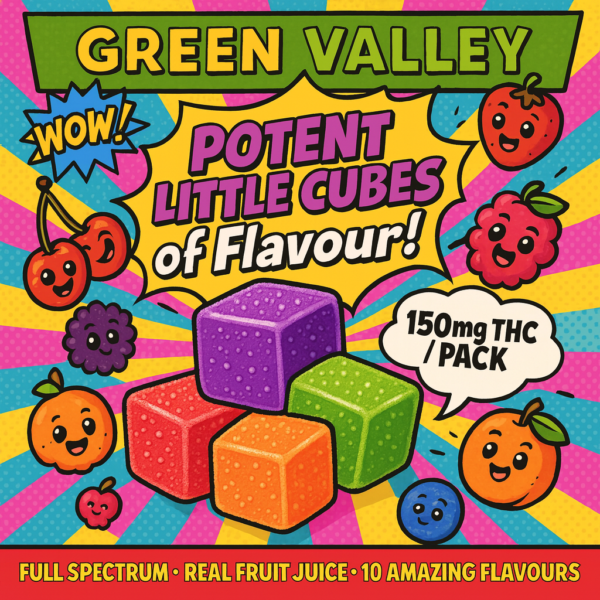 Green Valley's Full Spectrum Gummies Edible150MG THC - Image 1