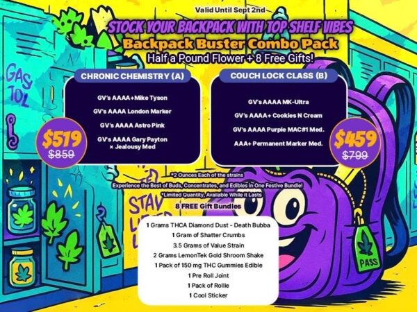 Backpack Buster HP Combo + 8 Free Gifts - Image 1