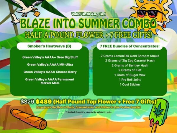 Blaze Into Summer HP Flower Combo +7 Free Gifts - Image 1