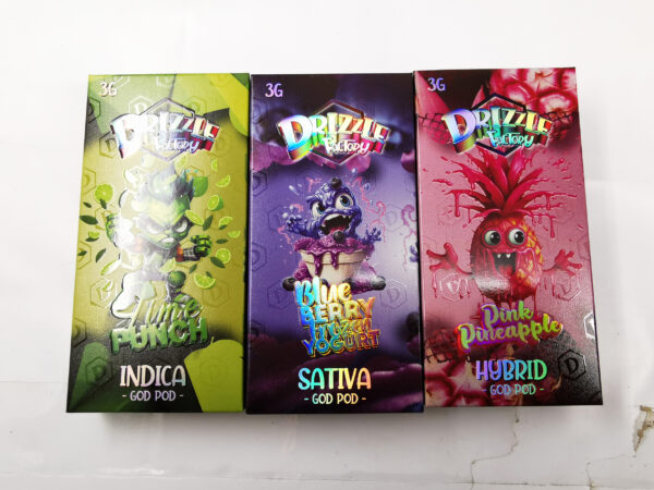 Drizzle Disposable Vape Pen-God Pod 3g: Mystery Pack - Image 2