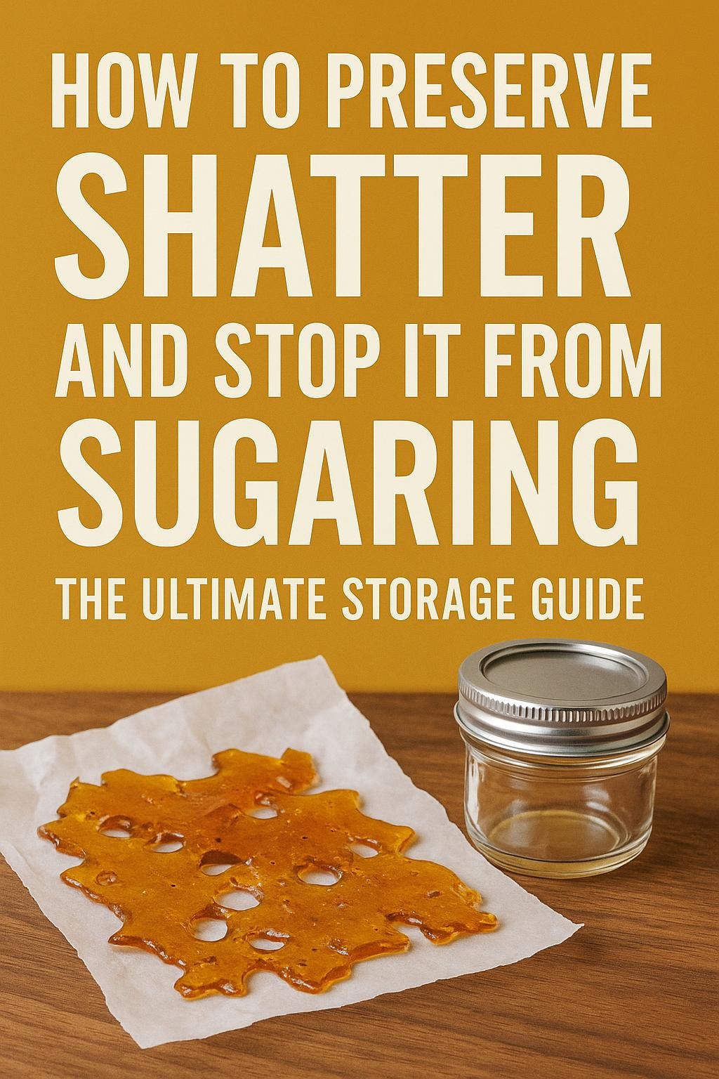 How to Preserve Shatter and Stop It From Sugaring: The Ultimate Storage Guide, BuyWeed247